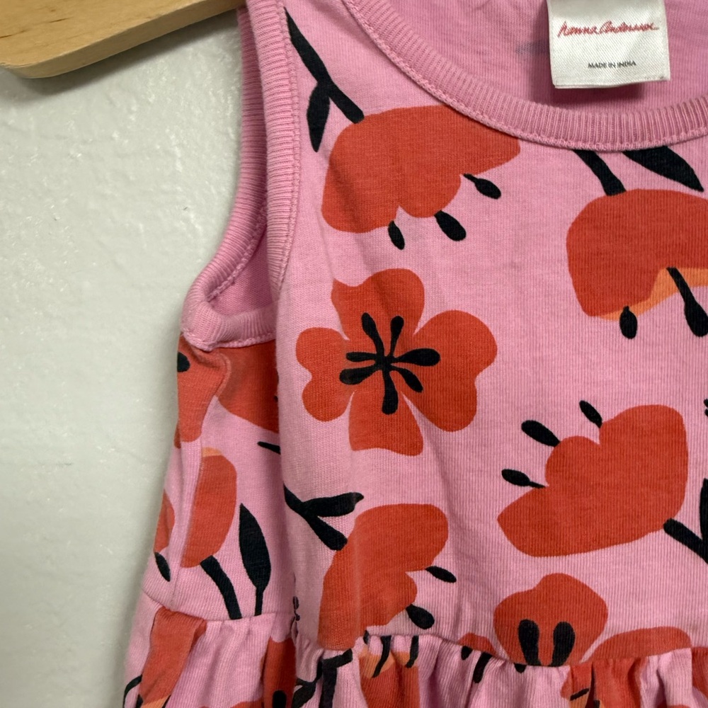 $23 ADD ON hanna andersson sleeveless floral dress 3T Zara Rylee +‎ Cru Baby Gap - Picture 3 of 3